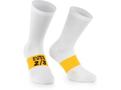 Assos Spring Fall Socks Evo white series