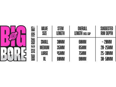 Muc-Off Big Bore Lite Tubeless Valves - 35 mm, red - Bild 2