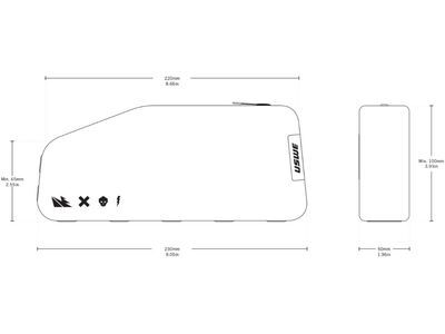 USWE Top Tube Bag Zipper - Bild 6