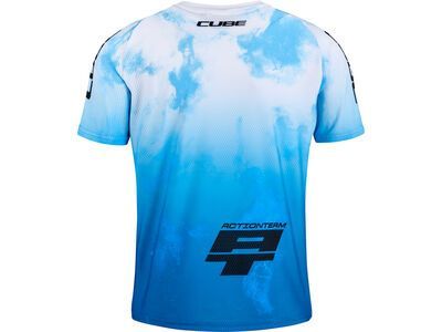 Cube MTB Trikot Rookie X Actionteam kurzarm, topas blue - Bild 2