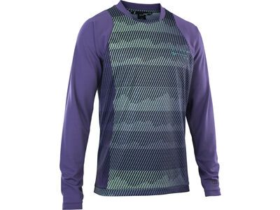 ION MTB Jersey Long Sleeve Scrub Men, dark-purple