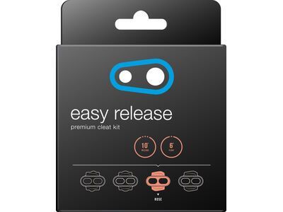 Crankbrothers Easy Release Premium Cleat Kit - 6° Float, rose - Bild 3