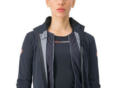 Castelli Alpha Doppio RoS W Jacket, light black/silver reflex-dark - Bild 3