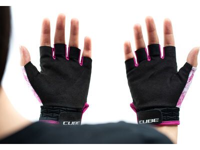 Cube Handschuhe Performance Junior Kurzfinger, pink - Bild 6
