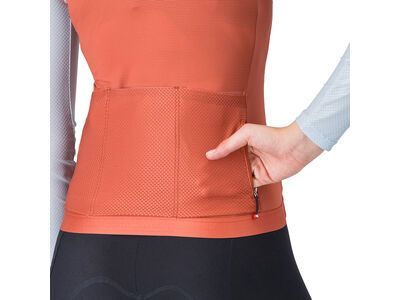 Castelli Corretto W Long Sleeve Jersey, paprika/winter sky - Bild 5