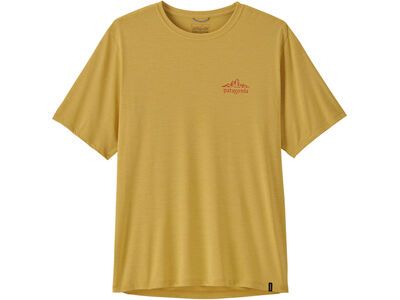 Patagonia Men's Cap Cool Daily Shirt - Cloud Crag limestone yellow/light limestone yellow x-dye