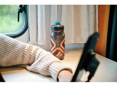 Fidlock Fidguard Bottle 600 Antibacterial, transparent black/coral red - Bild 5