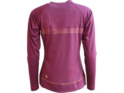Zimtstern PureFlowz Eco Shirt LS Wmns, windsor wine - Bild 2