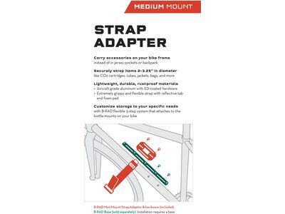 Wolf Tooth B-RAD Medium Strap and Accessory Mount, black - Bild 4