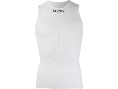 Le Col Unisex Pro Mesh Sleeveless Base Layer white