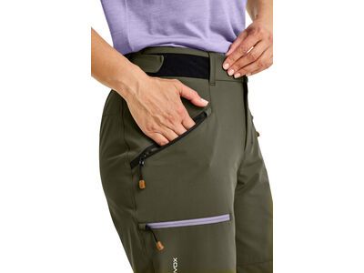 Ortovox Merino Shield Tec Seceda Softshell Pants W, dark wild herbs - Bild 4