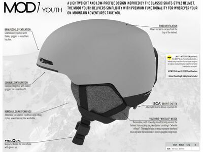 Oakley Mod1 MIPS Youth, blackout - Bild 5