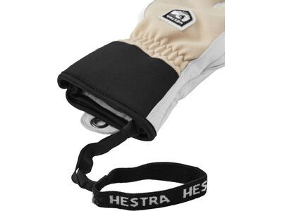 Hestra Army Leather Patrol 5 Finger, beige - Bild 6