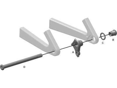 SRAM UDH / Universal Derailleur Hanger, black - Bild 4