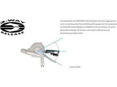 Shimano Deore SL-M6100-IR Schalthebel - I-Spec EV / o. Ganganz. / 12-fach / rechts - Bild 4