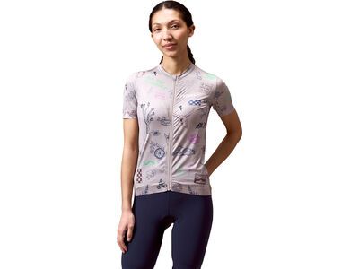Endura Damen Pro SL Kurzärmeliges Bedrucktes Trikot, titanium - Bild 3