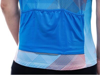 Cube Teamline Trikot CMPT kurzarm, white´n´blue´n´red - Bild 5