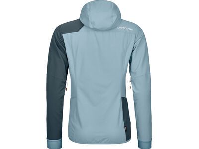 Ortovox Merino Naturtec Light Col Becchei Jacket W, glacier grey - Bild 2