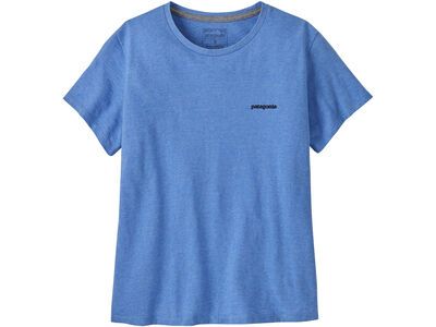 Patagonia Women's P-6 Logo Responsibili-Tee, abundant blue