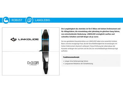 Shimano EP8 CS-LG700-11 Linkglide - 11-fach - Bild 4