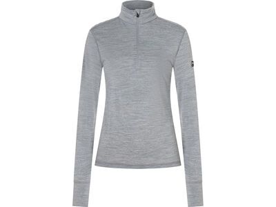super.natural W Tundra175 Zip 1/4, cashmere grey melange