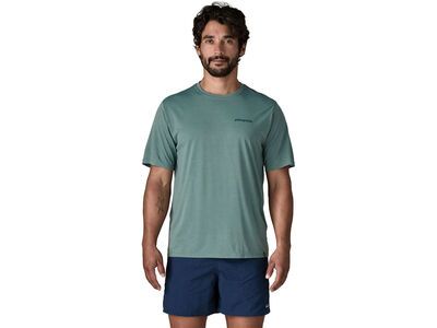 Patagonia Men's Cap Cool Daily Shirt - Boardshort Logo, blue sage/light blue sage x-dye - Bild 3