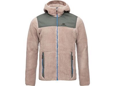 Elevenate Men's Glacier Pile Hood, ginger beige