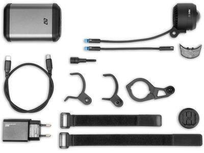 Cube Acid Frontlicht Pro-E 150 PowerBank, black, space grey`n`black - Bild 2