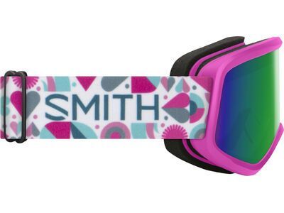 Smith Snowday, Green Sol-X Mirror / vivid pink hearts - Bild 4