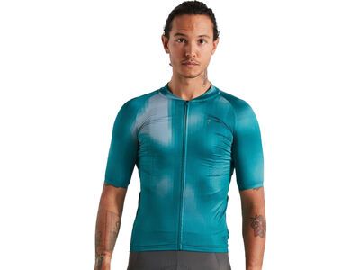 Specialized Men's SL Air Distortion Short Sleeve Jersey, tropical teal