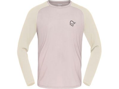 Norrona femund pureUll Long Sleeve M's, oatmeal/whisper white - Bild 1