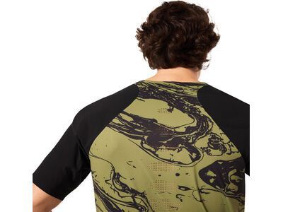 Oakley Seeker Airline SS Jersey, duality swirl green/black - Bild 9