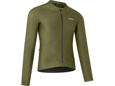 GripGrab PACR Long Sleeve Jersey olive green