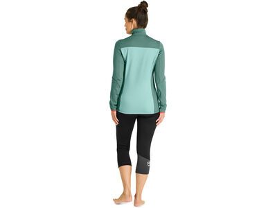 Ortovox Merino Fleece Light Zip Neck W, arctic grey - Bild 4