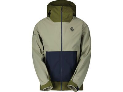 Scott DryoSpun 3 Layer Men's Jacket - Remix fir green/dust grey