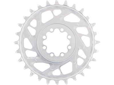 Burgtec 3 mm Offset Thick Thin Chainring SRAM 8-Bolt, rhodium silver - Bild 1