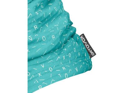 Ortovox Merino Fleece Light Grid Neckwarmer, ice waterfall - Bild 3