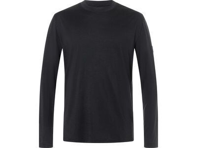 super.natural M Casual Rib Bio J LS, jet black