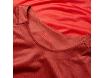 Endura Core Printed Printed T-Shirt (Langarm), flame red - Bild 3