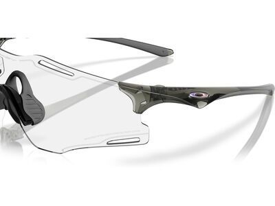 Oakley Cybr Zero Cyber Collection, Clear To Black Iridium Photochromic  / trans grey smoke - Bild 4