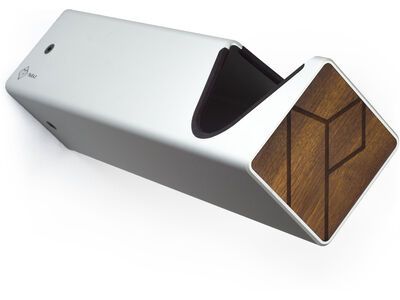 PARAX D-Rack L Kebony, silber
