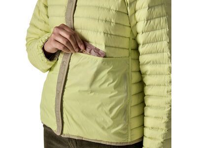 Patagonia Women's Lightweight Reversible Down Sweater Cardigan, weathered stone - Bild 7