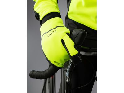 GOREWEAR Gore-Tex Thermo Split Handschuhe, black/neon yellow - Bild 2