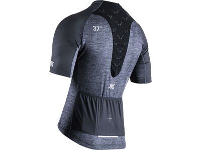 X-Bionic Corefusion Men's Cycling Short Sleeve Merino Jersey, opal black melange - Bild 2