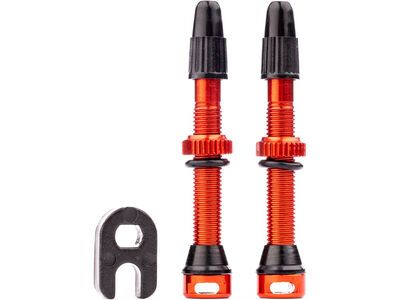 Tune Tubeless-Ventil Set - 44 mm, red