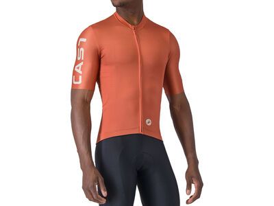 Castelli Entrata Apex Jersey paprika/silver moon