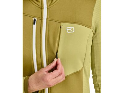Ortovox Merino Fleece Grid Jacket W, autumn leaves - Bild 6