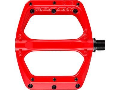 Spank Spoon DC Flat Pedal, red