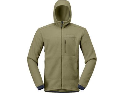Norrona trollveggen warm3 Zip Hood M's, deep lichen green - Bild 1