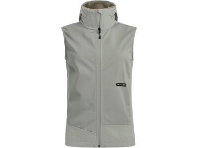Ortovox Ortler Softshell Plus Vest W green sage